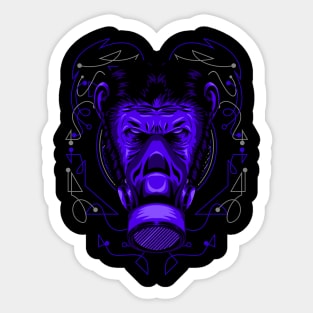 monkey king mask Sticker